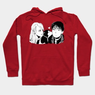 Roy Mustang and Riza Hawkeye FullMetal Alchemist Hoodie